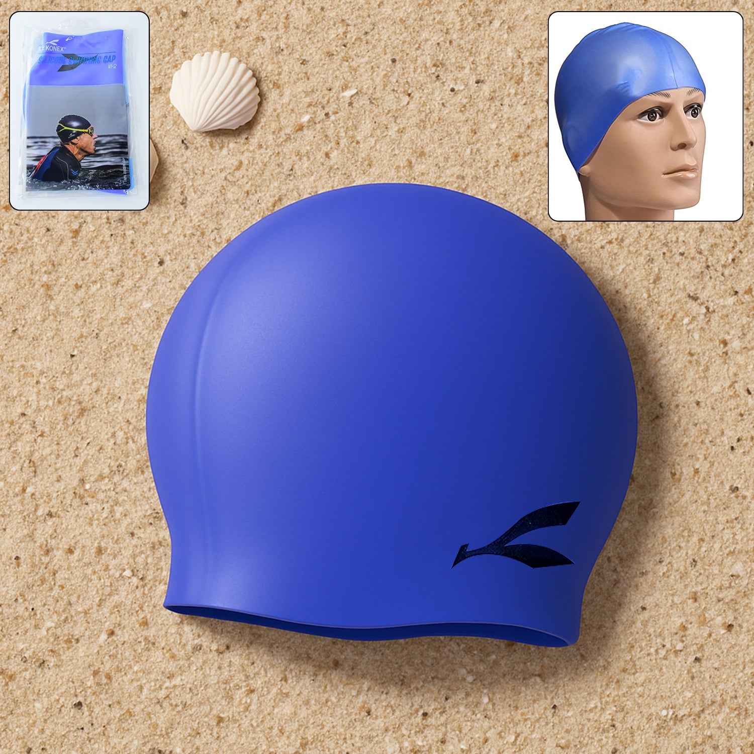 Silicone Swimming Cap – Waterproof, Comfortable, Anti-Slip Fit