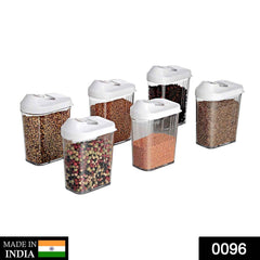 Easy Flow Storage Jar – 750ml Set of 6 | Organivo
