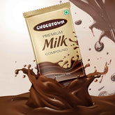 Milk Chocolate Compound Slab – Premium 500gm for Baking | Chocotown