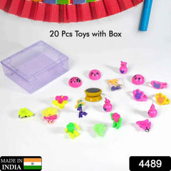 Kids Toy Set – 20 Pcs Mixed Assorted Toys with Container | Action Legion