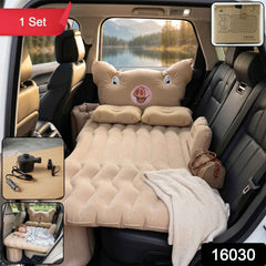 Car Air Mattress Bed Set Ð Cute Pig Design & Portable Comfort