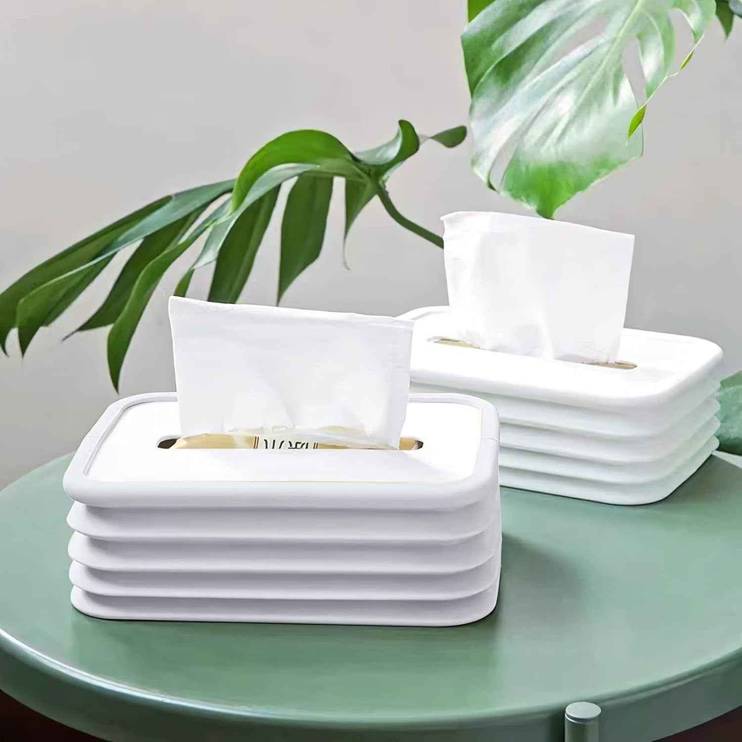 Silicone Tissue Holder – Foldable & Stylish for Home & Office
