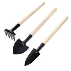 Kids Garden Tools Set – 3 Pcs Trowel, Shovel, Rake | Play & Move