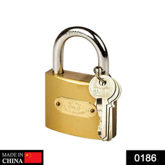 Imitation Copper Padlock – Hardened Steel Shackle | FortiLock