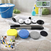 Electric Spin Scrubber – Cordless 9-in-1 Cleaner with Telescopic Handle