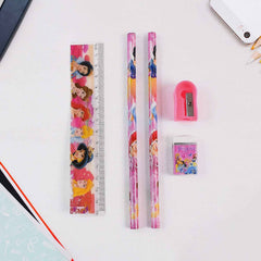 Cartoon Wooden Pencil Set – 5-in-1 Kids Stationery | Writezo