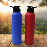 Stainless steel water bottle with FrostFlow design in mix colors