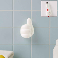 Hand-Shaped Wall Clip – Flexible Silicone Cable & Key Organizer