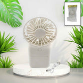 Handheld Fan – USB Rechargeable, 3 Speed Portable | Velvet Wellness