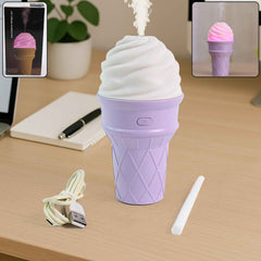 Ice Cream Cone Humidifier – Portable Cool Mist Air Freshener