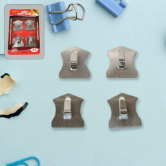 Self-Adhesive Hooks – Heavy Duty Stainless Steel | GlimmerHome