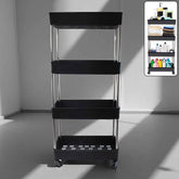 Movable Storage Rack Trolley – 4-Layer Heavy Duty Organizer