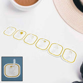 Transparent Adhesive Hooks (6 Pcs) – Strong & Reusable | GlimmerHome