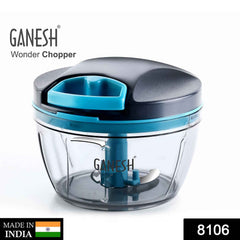 Hand Chopper 470ml – Tear-Free & Efficient | Ganesh Wonder