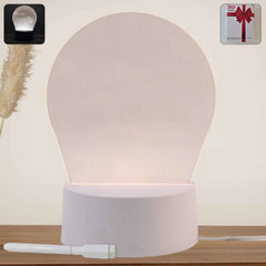 Magic Name Frame – Personalized LED Night Light with Eraser