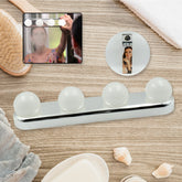Portable makeup light with bright LED illumination, ideal for travel.