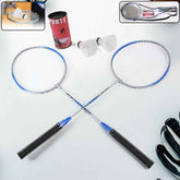 Badminton Set – Lightweight Metal Rackets with Carry Case