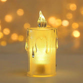 Diwali LED Candle – Crystal Glitter Light for Home Decor | Styleva