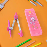 Kids Geometry Compass Set – 3-in-1 with Bear Storage Box