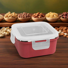 Square Stainless Steel Food Storage Container – 400ml Airtight