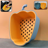 Pepper Shape Washing Bowl – 2-in-1 Draining & Serving Set