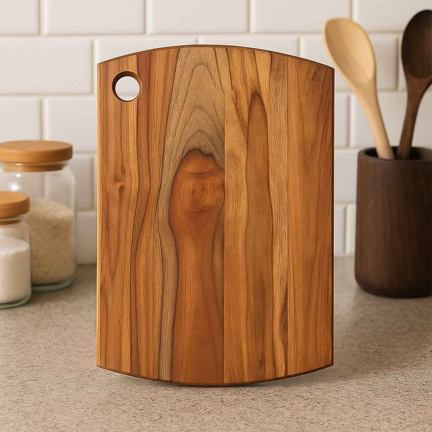 Teak Wood Chopping Board – Durable & Heavy Duty Kitchen Essential