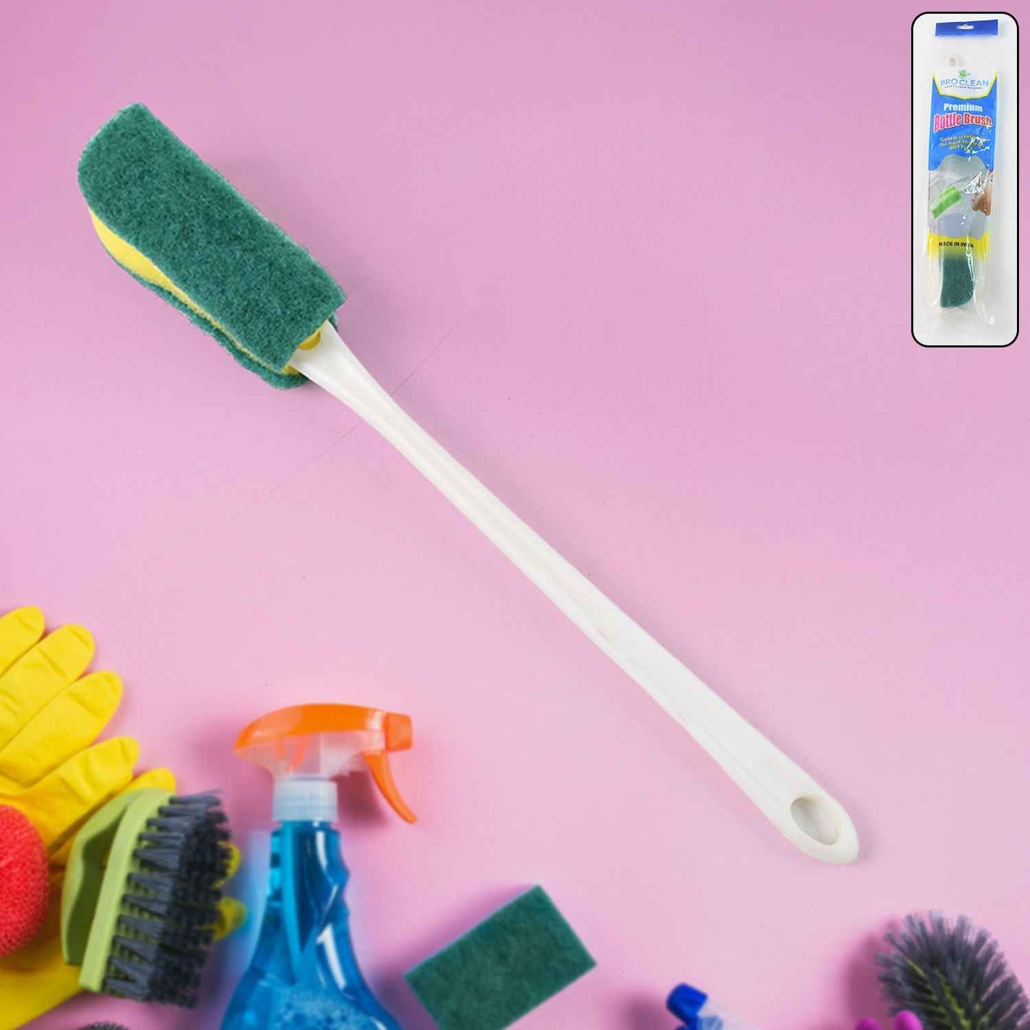 Long Handle Bottle Cleaning Brush – Deep Clean with Scratch-Free Design