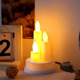 LED Taper Candles – Realistic Flickering Flame | Indo Glow