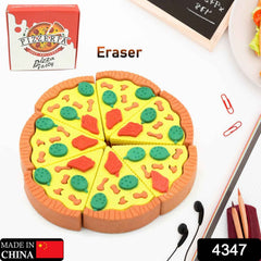 Pizza Eraser Set – Fun 3D Slices for Kids' Stationery | ScribbleJoy