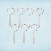 Stainless Steel Eye Hooks – Heavy Duty 7-Piece Screw Set