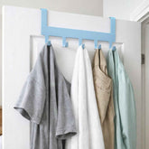 Metal 5 Hook Hanging Rack – Heavy Duty Over Door Hanger