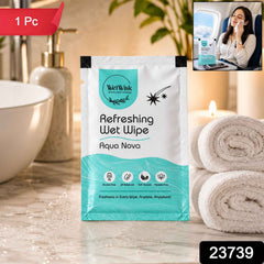 Aqua Nova Refreshing Wet Wipe Ð Gentle & Travel-Friendly Cleansing