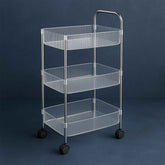 3-Layer Storage Trolley with Wheels – Durable & Versatile Organizer