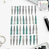 Plastic Cloth Pegs (36 Pcs) – Multipurpose & Strong | BathNova