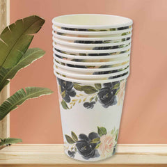 Disposable Paper Cups – Mixed Design 10 Pcs Set | Papezo
