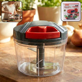 Manual Hand-Press Vegetable Chopper – Compact for Quick Prep