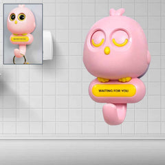 Cute Bird Wall Hook – Self-Adhesive, Blinking Eyes | Indo Glow