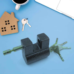 Iron Door Lock – Heavy Duty Brass Core 63mm | FitFuzion