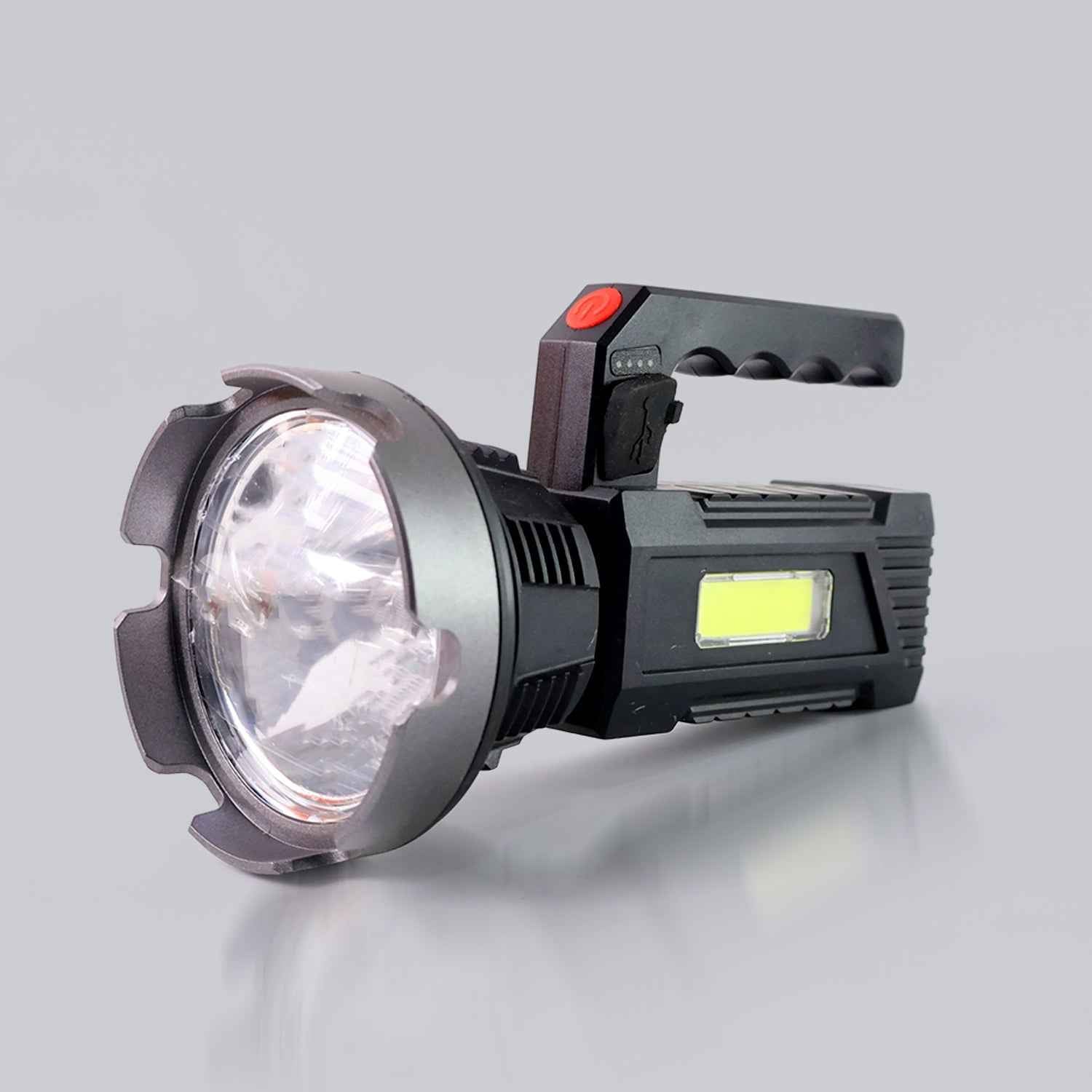 Rechargeable USB LED Hand Torch – Dual Light & Durable