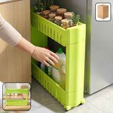 Slim Storage Rack – Space-Saving Multipurpose Organizer for Narrow Spaces