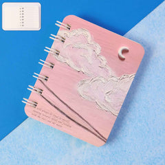 Mini Spiral Bound Pocket Notebook – Compact Artistic Writing Diary