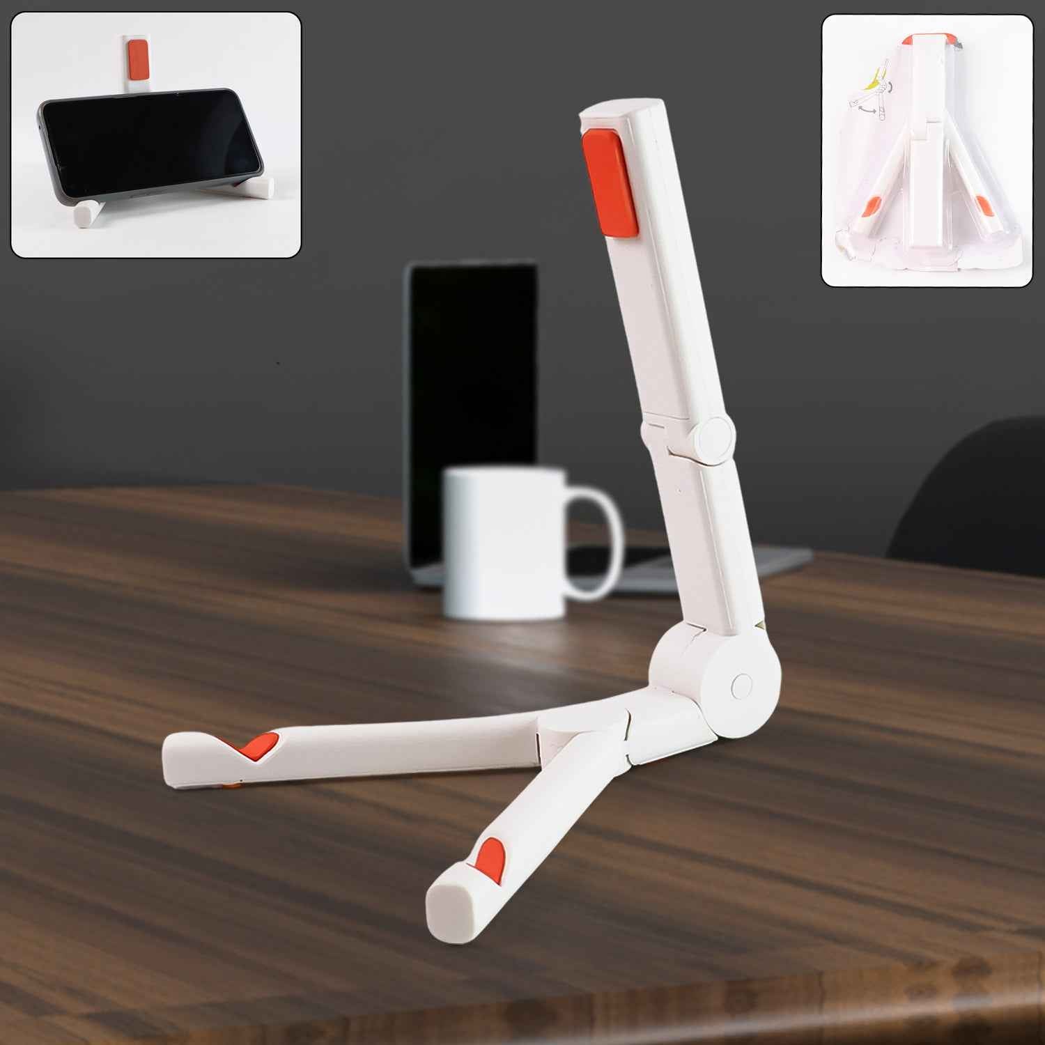 Foldable Mobile Phone Stand – Adjustable Lightweight & Portable