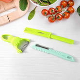 Kitchen Vegetable Peelers Ð 3 Piece Set with Non-slip Handles