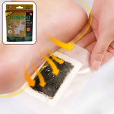Detox Foot Pads with Ginger & Salt – 10 Pcs | Velvet Wellness