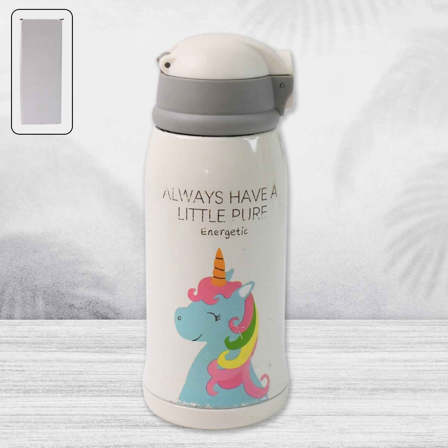 Hydro Elite stainless steel vacuum-insulated water bottle front view