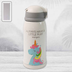 Hydro Elite stainless steel vacuum-insulated water bottle front view