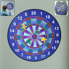 Magnetic Dartboard – Safe Indoor Game Set with 4 Colorful Darts