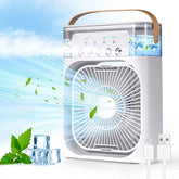 Portable Air Cooler Fan Ð Personal Cooling with 7-Color Light