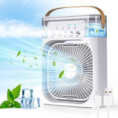Portable Air Cooler Fan Ð Personal Cooling with 7-Color Light