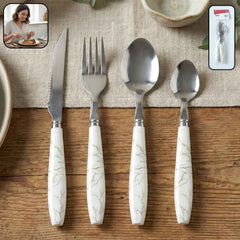 Stainless Steel Cutlery Set – Elegant Dining Essential for Home and Kitchen